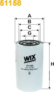 WIX Filters 51158 - Масляный фильтр autospares.lv