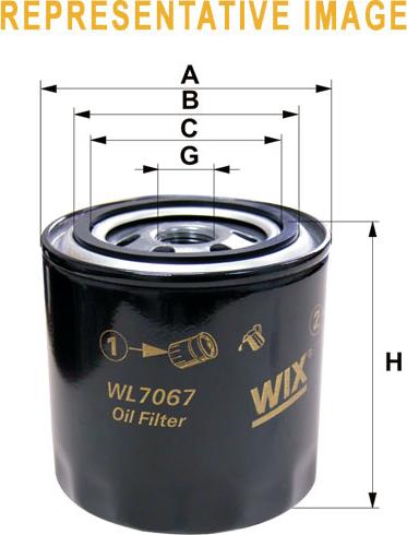 WIX Filters WL7452 - Масляный фильтр autospares.lv