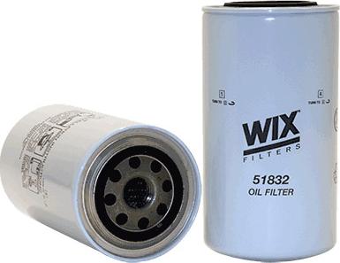 WIX Filters 51832 - Масляный фильтр autospares.lv