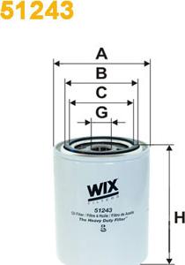 WIX Filters 51243 - Масляный фильтр autospares.lv
