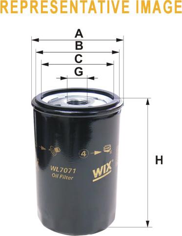 WIX Filters WL7099 - Масляный фильтр autospares.lv