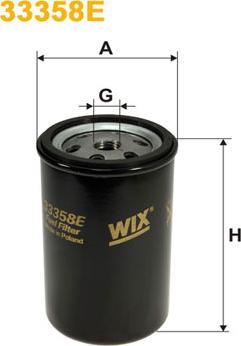 WIX Filters 33358E - Топливный фильтр autospares.lv