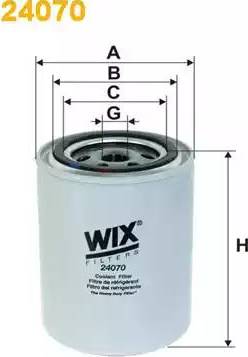 WIX Filters 24070 - Фильтр охлаждающей жидкости autospares.lv