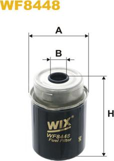 WIX Filters WF8448 - Топливный фильтр autospares.lv
