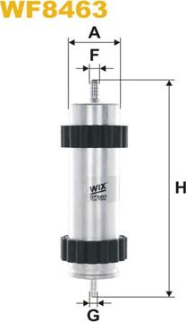 WIX Filters WF8463 - Топливный фильтр autospares.lv