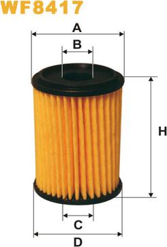 WIX Filters WF8417 - Топливный фильтр autospares.lv