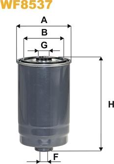 WIX Filters WF8537 - Топливный фильтр autospares.lv