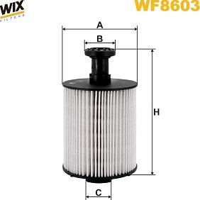 WIX Filters WF8603 - Топливный фильтр autospares.lv