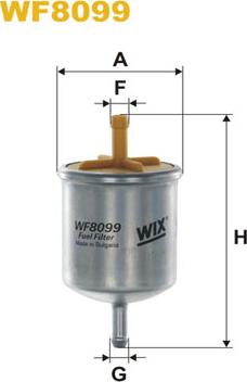 WIX Filters WF8099 - Топливный фильтр autospares.lv