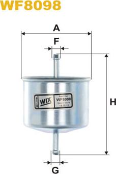 WIX Filters WF8098 - Топливный фильтр autospares.lv