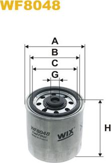 WIX Filters WF8048 - Топливный фильтр autospares.lv