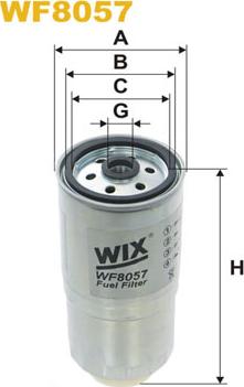WIX Filters WF8057 - Топливный фильтр autospares.lv