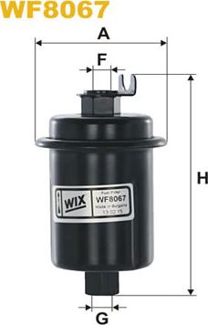 WIX Filters WF8067 - Топливный фильтр autospares.lv
