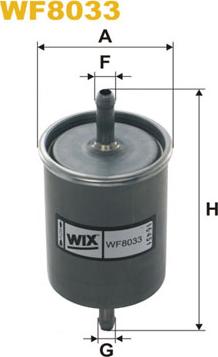 WIX Filters WF8033 - Топливный фильтр autospares.lv