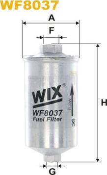 WIX Filters WF8037 - Топливный фильтр autospares.lv