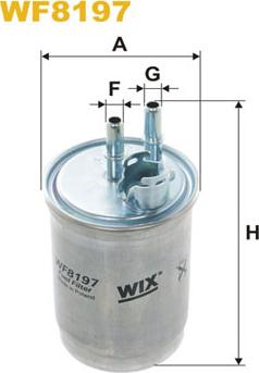 WIX Filters WF8197 - Топливный фильтр autospares.lv