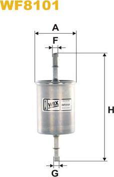 WIX Filters WF8101 - Топливный фильтр autospares.lv