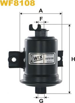 WIX Filters WF8108 - Топливный фильтр autospares.lv