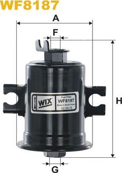WIX Filters WF8187 - Топливный фильтр autospares.lv