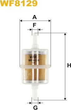 WIX Filters WF8129 - Топливный фильтр autospares.lv