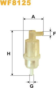 WIX Filters WF8125 - Топливный фильтр autospares.lv