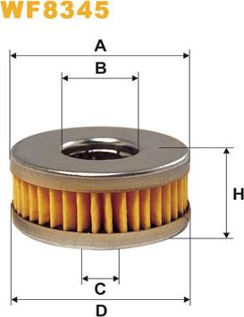 WIX Filters WF8345 - Топливный фильтр autospares.lv