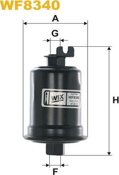 WIX Filters WF8340 - Топливный фильтр autospares.lv