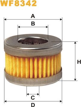 WIX Filters WF8342 - Топливный фильтр autospares.lv