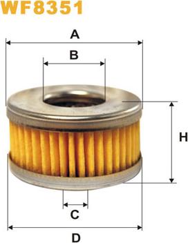 WIX Filters WF8351 - Топливный фильтр autospares.lv