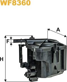 WIX Filters WF8360 - Топливный фильтр autospares.lv