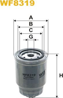 WIX Filters WF8319 - Топливный фильтр autospares.lv