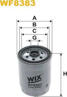 WIX Filters WF8383 - Топливный фильтр autospares.lv