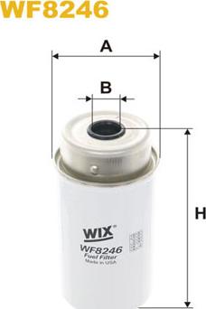 WIX Filters WF8246 - Топливный фильтр autospares.lv