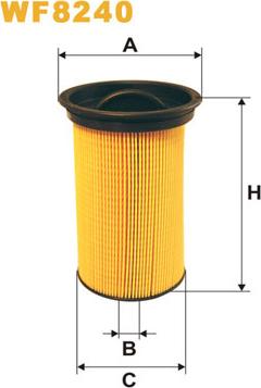 WIX Filters WF8240 - Топливный фильтр autospares.lv