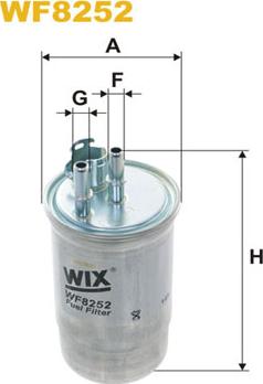 WIX Filters WF8252 - Топливный фильтр autospares.lv
