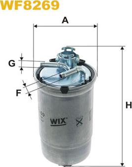 WIX Filters WF8269 - Топливный фильтр autospares.lv