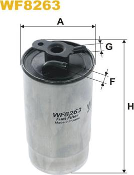 WIX Filters WF8263 - Топливный фильтр autospares.lv