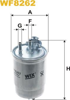 WIX Filters WF8262 - Топливный фильтр autospares.lv