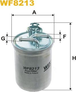WIX Filters WF8213 - Топливный фильтр autospares.lv
