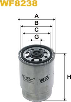 WIX Filters WF8238 - Топливный фильтр autospares.lv