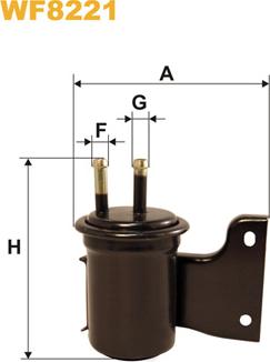 WIX Filters WF8221 - Топливный фильтр autospares.lv