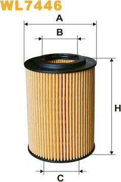 WIX Filters WL7446 - Масляный фильтр autospares.lv