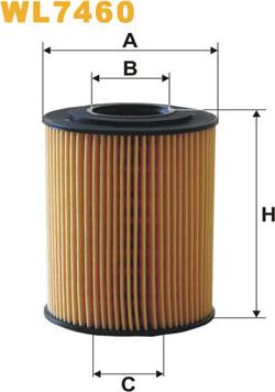 WIX Filters WL7460 - Масляный фильтр autospares.lv