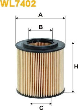 WIX Filters WL7402 - Масляный фильтр autospares.lv