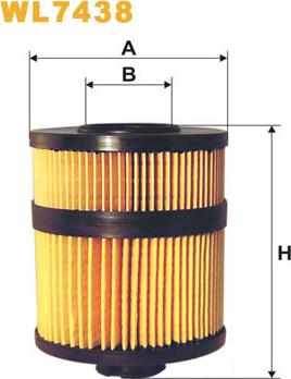 WIX Filters WL7438 - Масляный фильтр autospares.lv