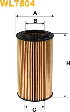 WIX Filters WL7504 - Масляный фильтр autospares.lv