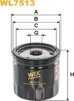 WIX Filters WL7513 - Масляный фильтр autospares.lv