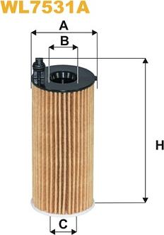 WIX Filters WL7531A - Масляный фильтр autospares.lv