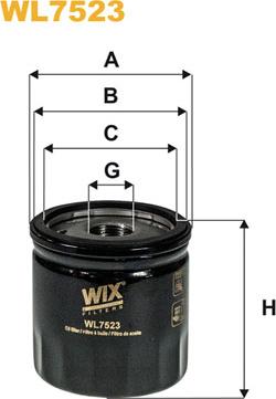 WIX Filters WL7523 - Масляный фильтр autospares.lv