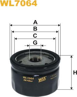WIX Filters WL7064 - Масляный фильтр autospares.lv